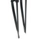 vidlica 26" cruiser, čierna, s pružinou, 1 1/8" (springer fork)