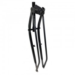 vidlica 26" cruiser, čierna, s pružinou, 1 1/8" (springer fork), brake
