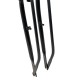vidlica 26" cruiser, čierna, s pružinou, 1 1/8" (springer fork), brake