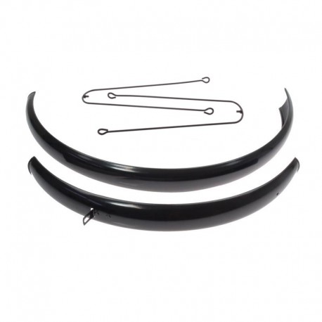 blatníky kovové 20"/53 mm, čierne