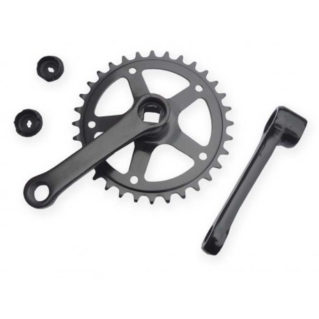 kliky+ozub. kolo, 4hran, 32 zub, 102 mm, black