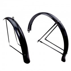 blatníky kovové 26"/68 mm, Cruiser, čierne