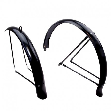 blatníky kovové 26"/68 mm, Cruiser, čierne