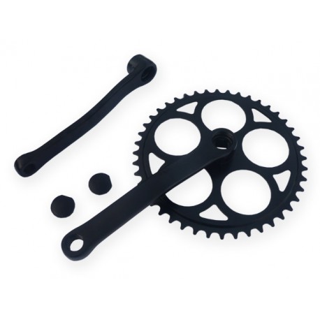 kliky+ozub. kolo, 4hran, 44 zub, 170 mm, black