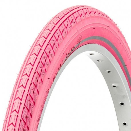 plášť 24" (47-507) Metro MT4750, ružovo-červený, reflexné pruhy
