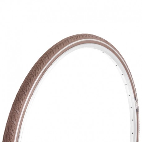 plášť 28" (37-622) Mitas Hook, hnedý, reflexné pruhy