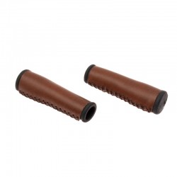 rukoväte Leatherette hnedé tmavé, koženka, 120 mm