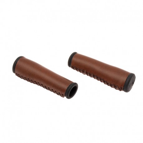 rukoväte Leatherette hnedé tmavé, koženka, 120 mm