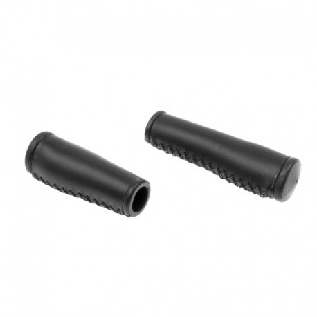 rukoväte Leatherette čierné, koženka, 120+95 mm