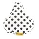 poťah sedla Nietverkeerd Dots white+black