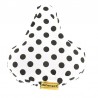 poťah sedla Nietverkeerd Dots white+black