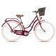 mestský bicykel CTM Summer 28", červený bordó, 3 rýchl.