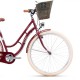 mestský bicykel CTM Summer 28", červený bordó, 3 rýchl.