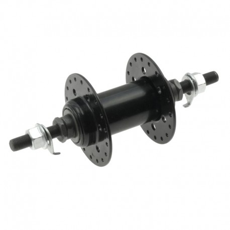 náboj predný 36 dier, 100 mm, 3/8", oceľ, čierny, Shunfeng