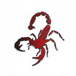 samolepka na bicykel-rámový polep Crawfish