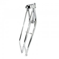 vidlica 26" cruiser, chróm, s pružinou, 1 1/8" (springer fork)