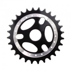 koleso ozubené (prevodník) 28 zubov, čierny, Type 06, pre BMX a cruiser