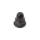 matica 3/8" (9,5 mm), klobúková, výška 23 mm, čierna