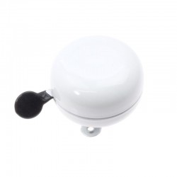 zvonček Ding Dong 60 white, čierna páčka