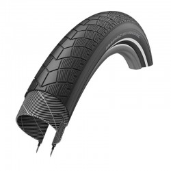 plášť 26" (50-559) Impac Bigpac, čierny, reflexné pruhy