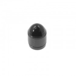 čiapočka ventilčeka moto hliníková, Bullet, čierny