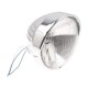 svetlo predné HeadLight Motobike 12V, chróm