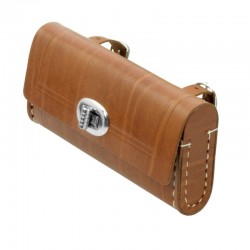 brašna podsedlová Nostalgia Mini brown, kovové zapínanie
