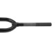 vidlica 28", čierna, 1", pivoty