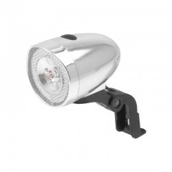 svetlo predné 1xLED chróm + odrazka, Compact, s držiakom