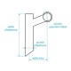 predstavec 130 x 50 x 22,2 mm