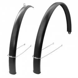 blatníky hliníkové 27",28"/53 mm, čierne