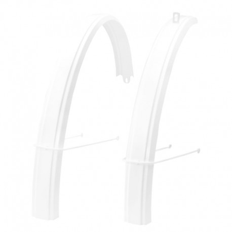 blatníky kovové 26"/56 mm, biele