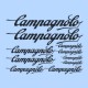 samolepka na bicykel-rámový polep Campagnolo čierny