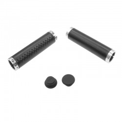 rukoväte Leatherette ProX čierne, koženka, 130 mm, Lock-On