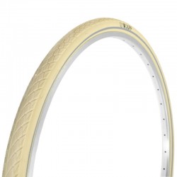 plášť 28" (40-635) Wolff W3109, krémový, reflexné pruhy