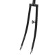 vidlica 28" (622 mm), čierna, 1", dynamo, stĺpik 220 mm