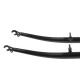 vidlica 26", čierna, 1 1/8", pivoty, stĺpik 220 mm