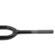 vidlica 26", čierna, 1 1/8", pivoty, stĺpik 220 mm