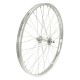 koleso vypletené 20" (406 mm, 36 dier) SET predné+zadné, Speed chróm, torpédo
