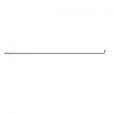 špica (drôt) 2,0x233 mm, strieborný, nerez, cnSpoke