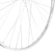 koleso vypletené 27" (630 mm, 36 dier) SET predné+zadné, Speed chróm, viackol.,čierné náb.