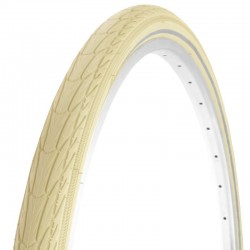 plášť 28" (40-635) Schwalbe Delta Cruiser, krémový, reflexné pruhy