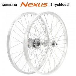koleso vypletené 26" (590 mm, 36 dier) SET predné+zadné, Remerx RMX AL, Shimano Nexus 3r